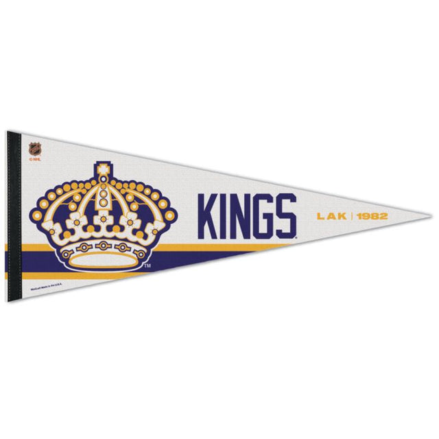 Banderín de edición especial de Los Angeles Kings de 12" x 30"