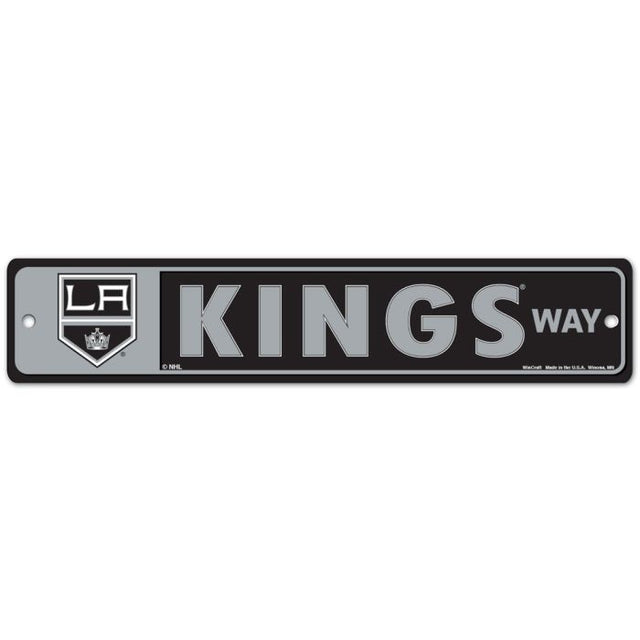 Los Angeles Kings Street / Zone Sign 3.75" x 19"