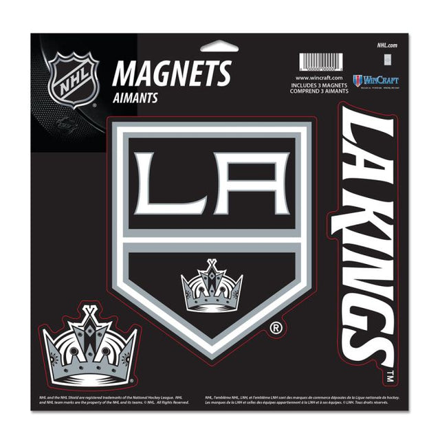 Imán de vinilo de Los Angeles Kings de 11" x 11"