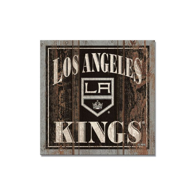 Los Angeles Kings Wooden Magnet 3" X 3"