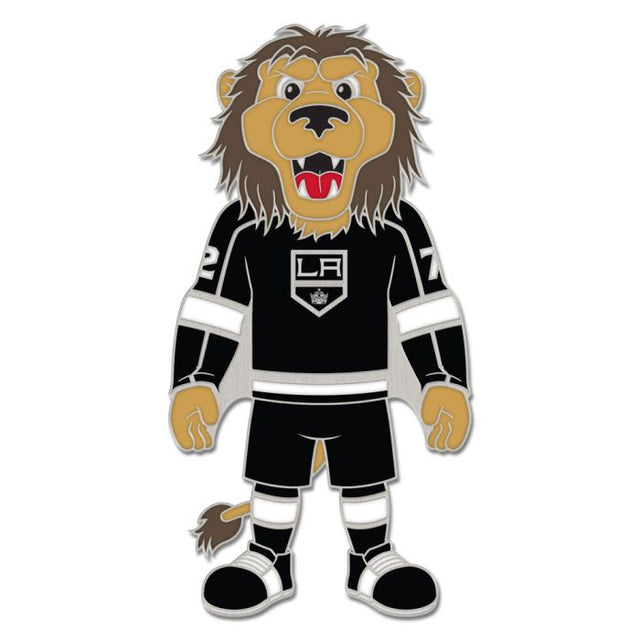 Tarjeta de joyería con pin esmaltado de colección de la mascota de Los Angeles Kings