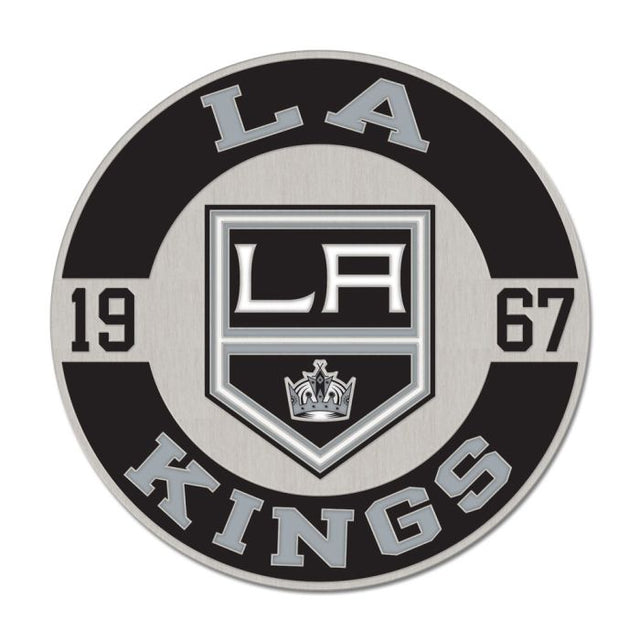 Los Angeles Kings round est Collector Enamel Pin Jewelry Card