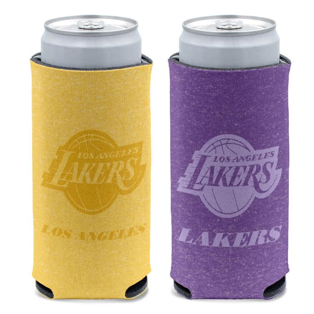 Enfriador de latas delgado de 12 oz de Los Angeles Lakers