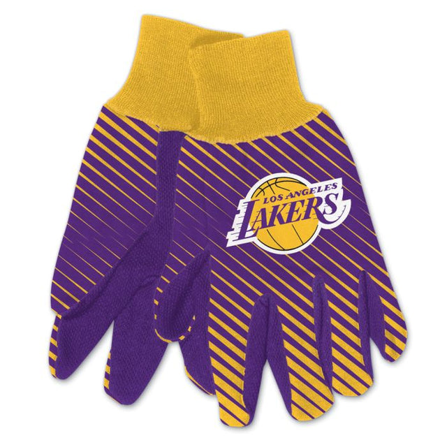 Los Angeles Lakers Adult Two Tone Gloves