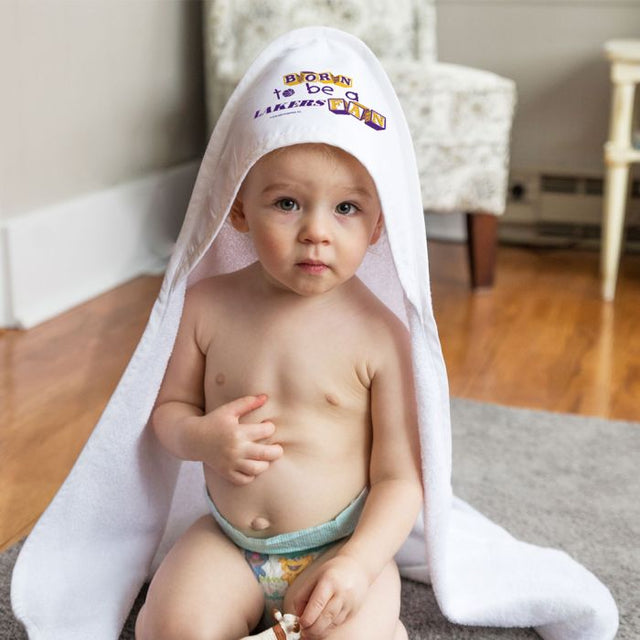 Los Angeles Lakers BORN All Pro Hooded Baby Towel