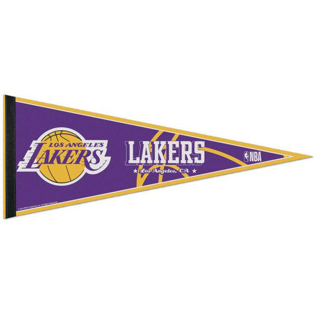 Banderín clásico de Los Angeles Lakers, en cartulina de 12" x 30"