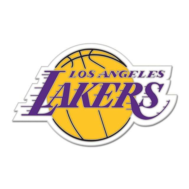 Tarjeta de joyería con pin esmaltado de colección de Los Angeles Lakers