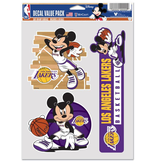 Paquete multiusos para 3 fanáticos de Los Angeles Lakers/Disney