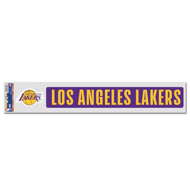 Calcomanías para fanáticos de Los Angeles Lakers de 3" x 17"