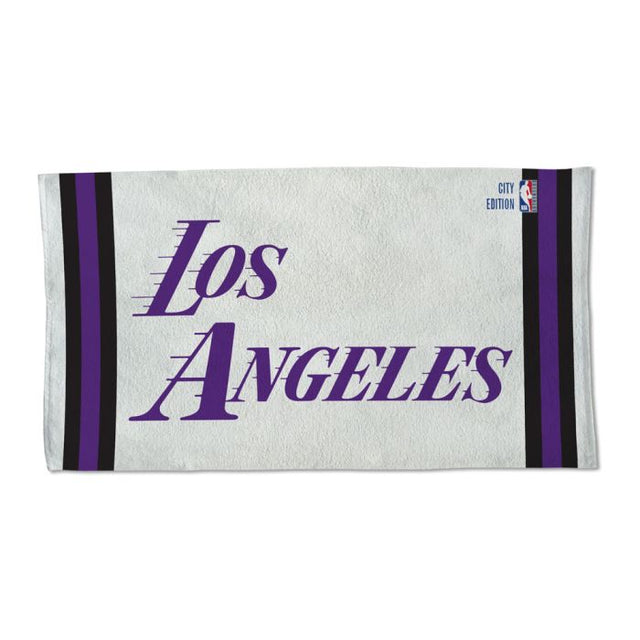 Los Angeles Lakers Full Color Locker Room Towel One Sided