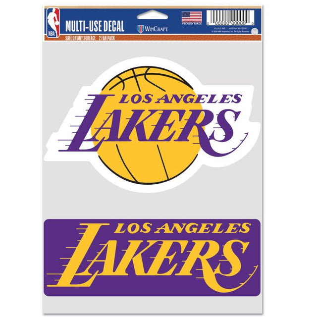 Paquete multiusos para dos aficionados de Los Angeles Lakers