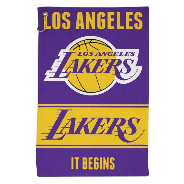 Los Angeles Lakers SLOGAN 16 x 25 Sports Towel