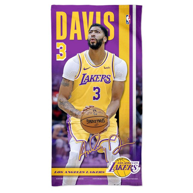 Los Angeles Lakers Spectra Beach Towel 30" x 60" Anthony Davis