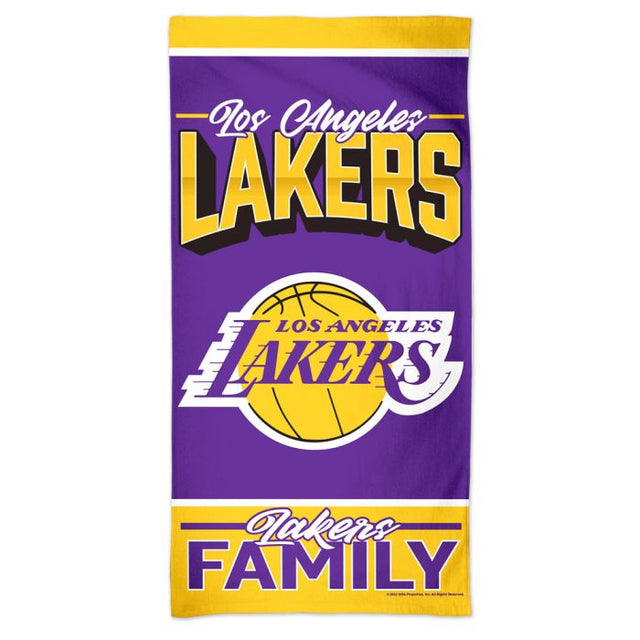 Los Angeles Lakers Spectra Beach Towel 30" x 60"