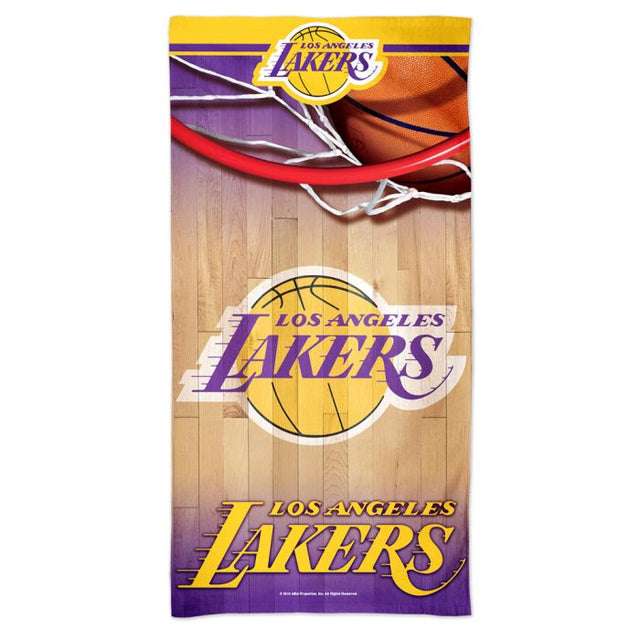 Los Angeles Lakers Spectra Beach Towel 30" x 60"