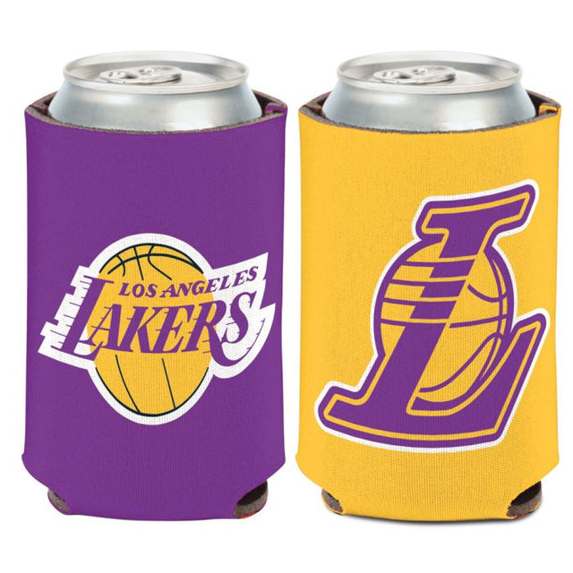 Enfriador de lata de dos colores Los Angeles Lakers de 12 oz.