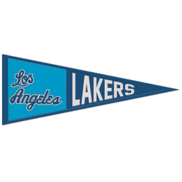 Banderín de lana de Los Angeles Lakers de 13" x 32"