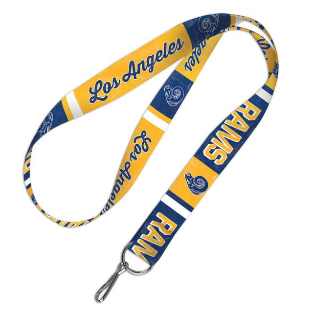 Los Angeles Rams / Classic Logo RETRO Lanyard 1"