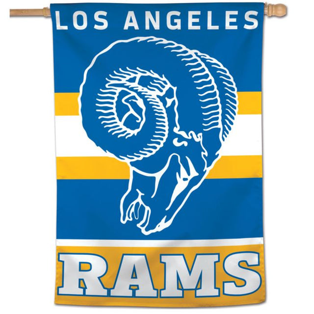 Los Angeles Rams / Classic Logo Retro Vertical Flag 28" x 40"