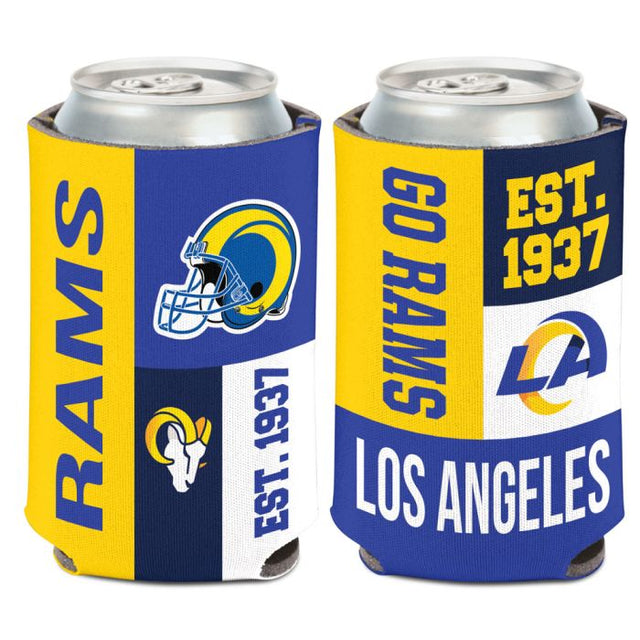 Los Angeles Rams Color Block Can Cooler 12 oz.