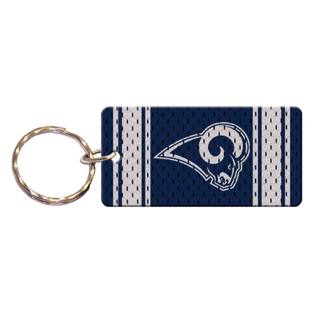 Los Angeles Rams JERSEY Keychain Rectangle