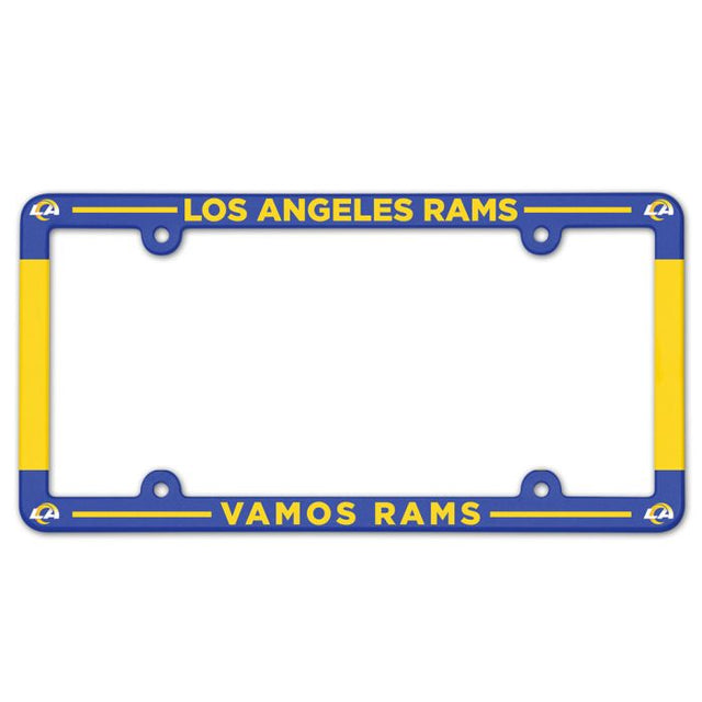 Los Angeles Rams Lic Plate Frame Full Color