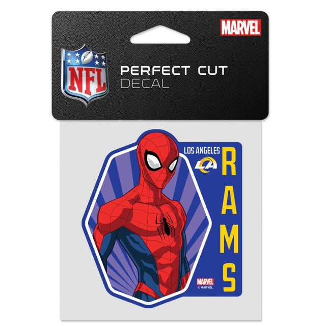 Los Angeles Rams / Marvel (C) 2021 Marvel Perfect Cut Color Decal 4" x 4"