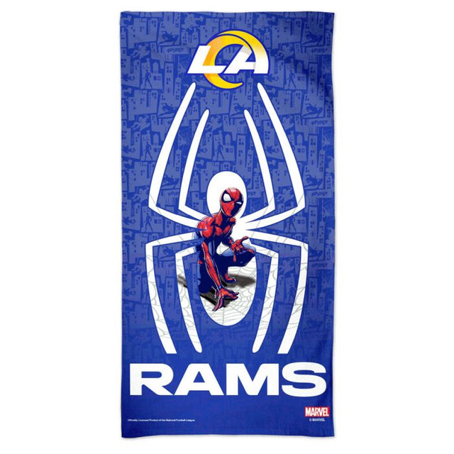 Los Angeles Rams / Marvel (C) 2021 Marvel Spectra Beach Towel 30" x 60"