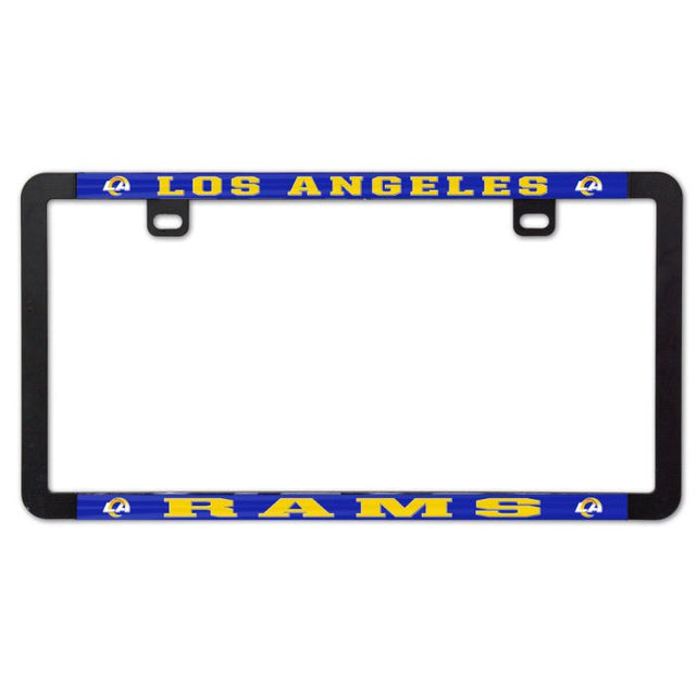 Los Angeles Rams Metal Lic. Plate Frame Slim