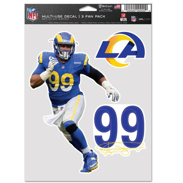 洛杉矶公羊队多用途 3 粉丝包 Aaron Donald