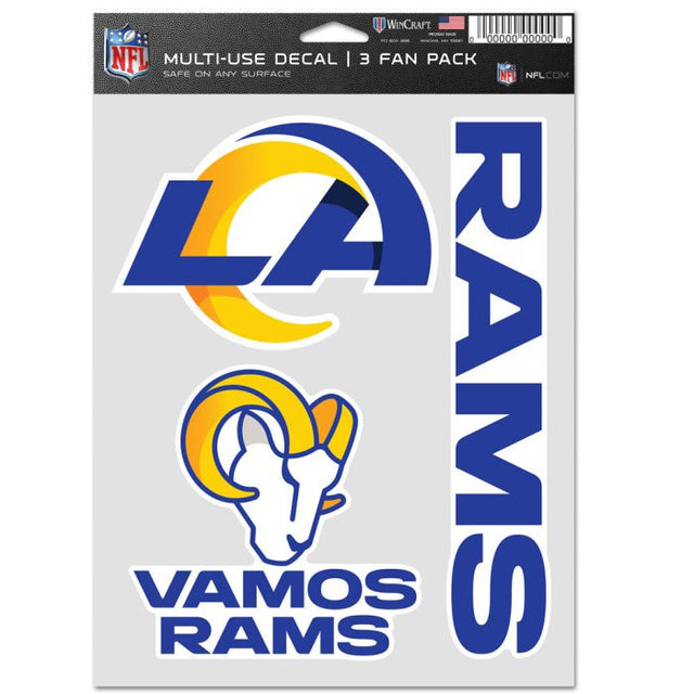 Los Angeles Rams Multi Use 3 Fan Pack