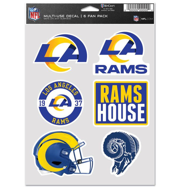 Los Angeles Rams Multi Use 6 Fan Pack