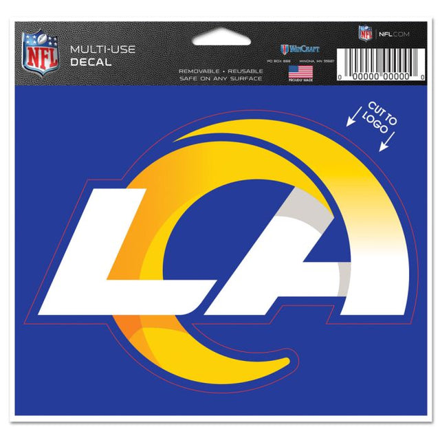 Los Angeles Rams Multi-Use Decal - cut to logo 5" x 6"