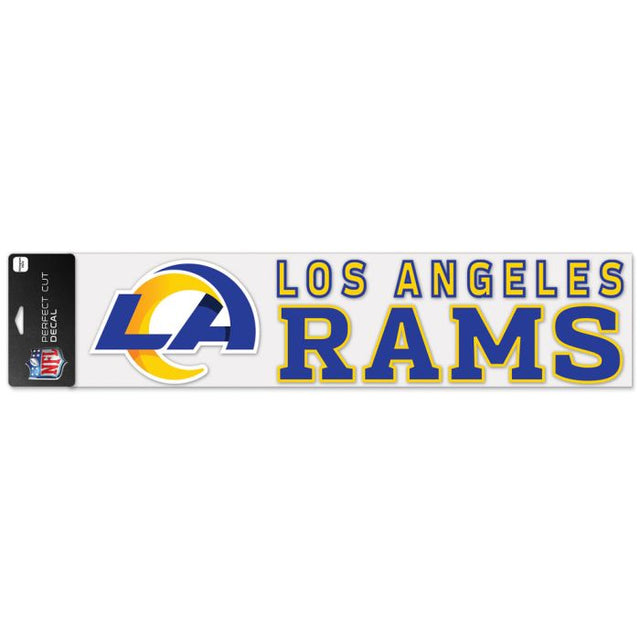 Los Angeles Rams Perfect Cut Decals 4" x 17"