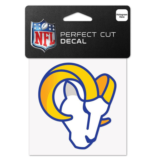 Los Angeles Rams Secondary Logo Perfect Cut Color Decal 4" x 4"