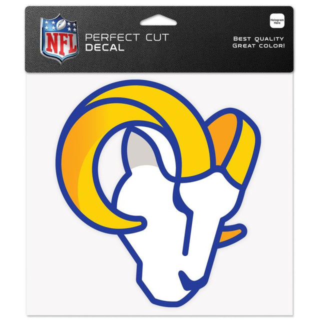 Los Angeles Rams Secondary Logo Perfect Cut Color Decal 8" x 8"