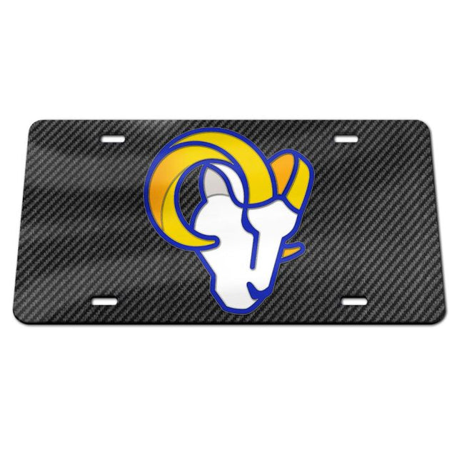 Los Angeles Rams Specialty Acrylic License Plate