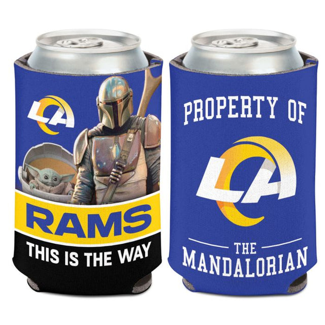 Los Angeles Rams / Star Wars MAndalorian Can Cooler 12 oz.