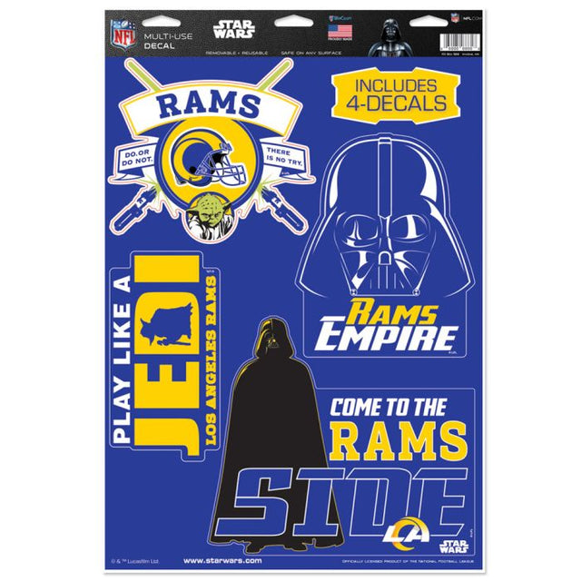 Los Angeles Rams / Star Wars Star Wars Multi-Use Decal 11" x 17"