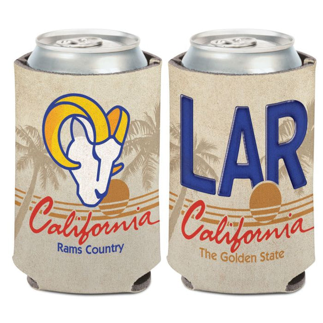 Los Angeles Rams State Plate Can Cooler 12 oz.