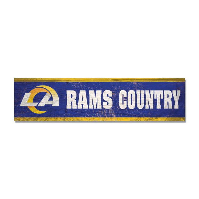 Los Angeles Rams Wooden Magnet 1.5" X 6"