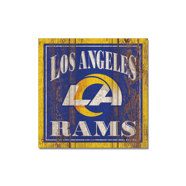 Los Angeles Rams Wooden Magnet 3" X 3"