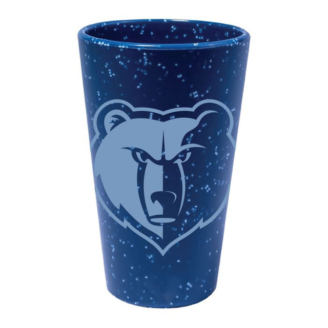 Memphis Grizzlies Color 16 oz Silicone Pint Glass