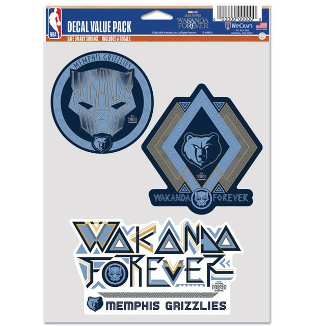 Memphis Grizzlies / Marvel (c) 2022 MARVEL Multi Use 3 FAN PACK