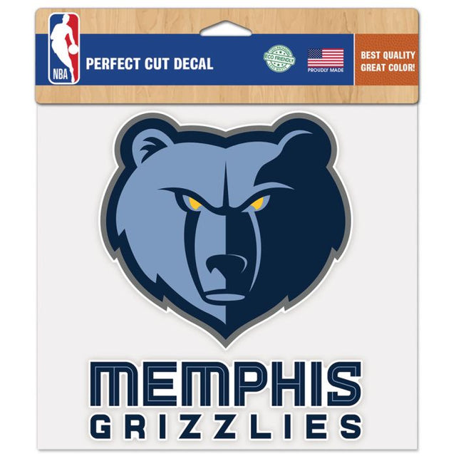 Memphis Grizzlies Perfect Cut Color Decal 8" x 8"