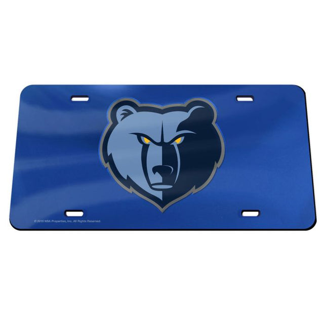 Memphis Grizzlies Specialty Acrylic License Plate