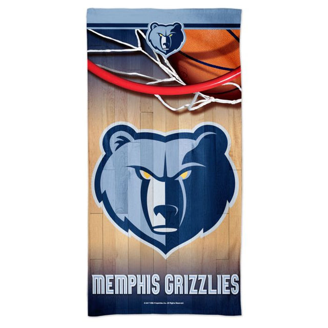 Toalla de playa Spectra de los Memphis Grizzlies de 30" x 60"