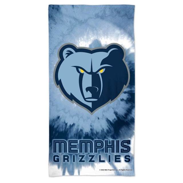 Memphis Grizzlies TDYE Spectra Beach Towel 30" x 60"