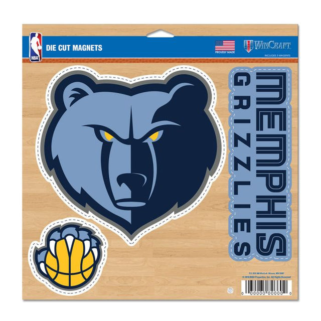 Memphis Grizzlies Vinyl Magnet 11" x 11"