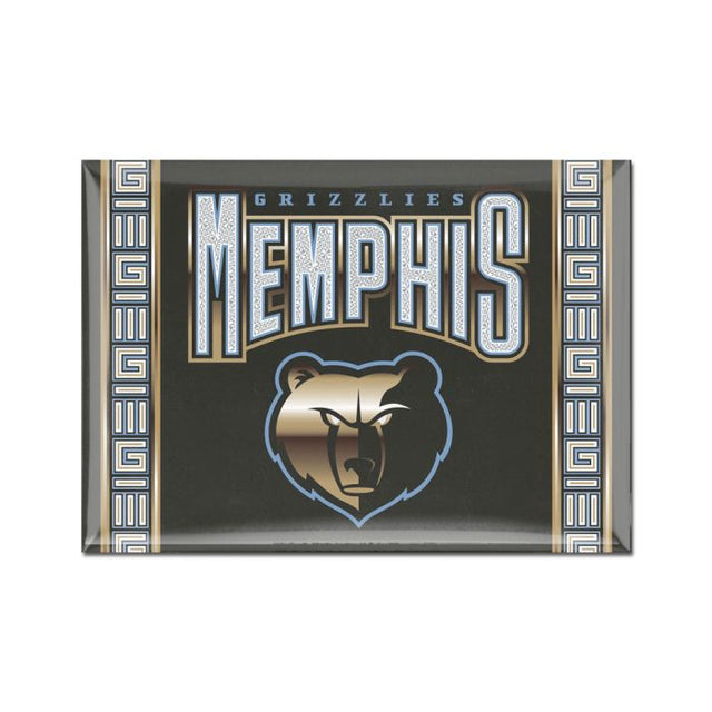 Memphis Grizzlies city Metal Magnet 2.5" x 3.5"